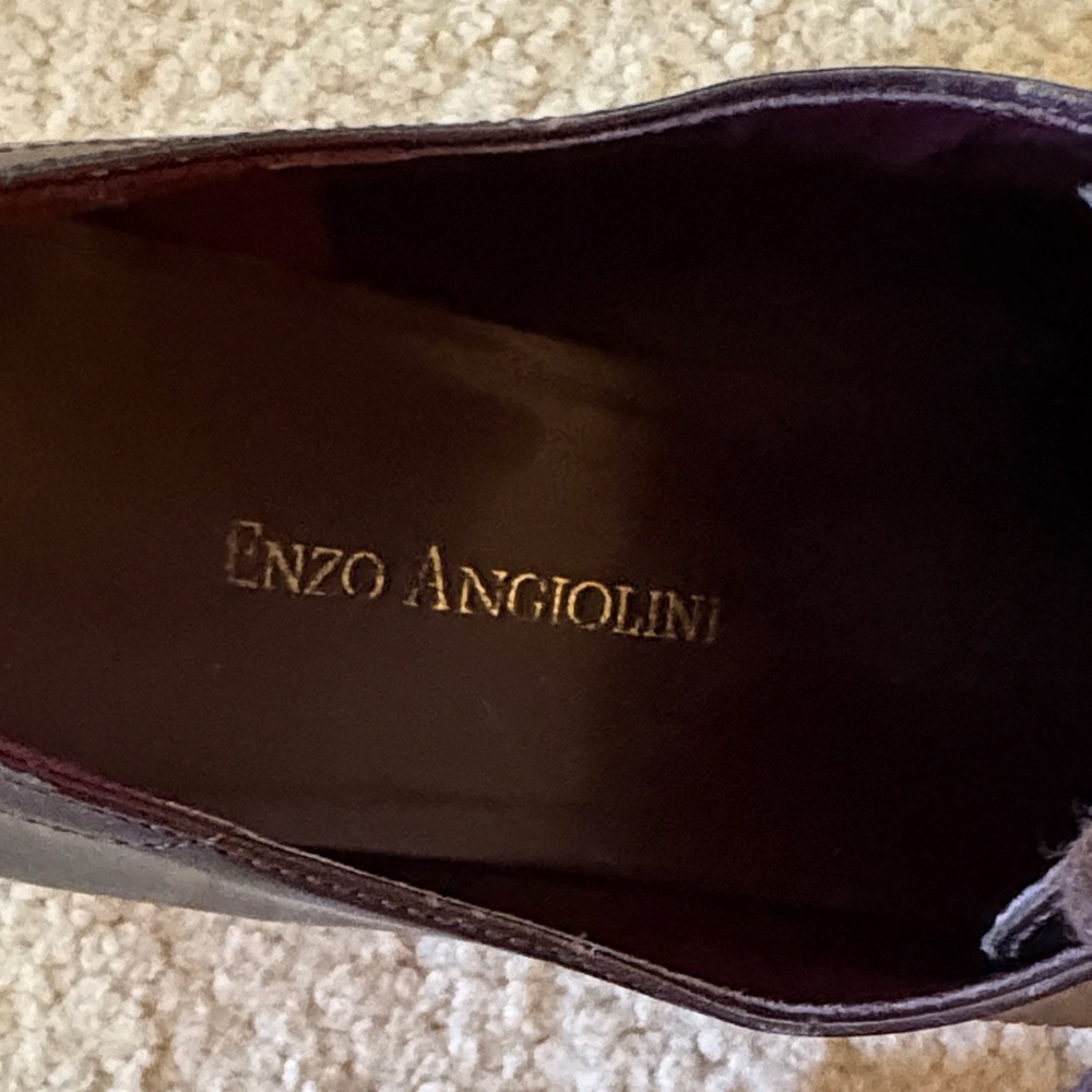 Enzo Angiolini Women’s Dark Brown Oxfords - Picture 3 of 6